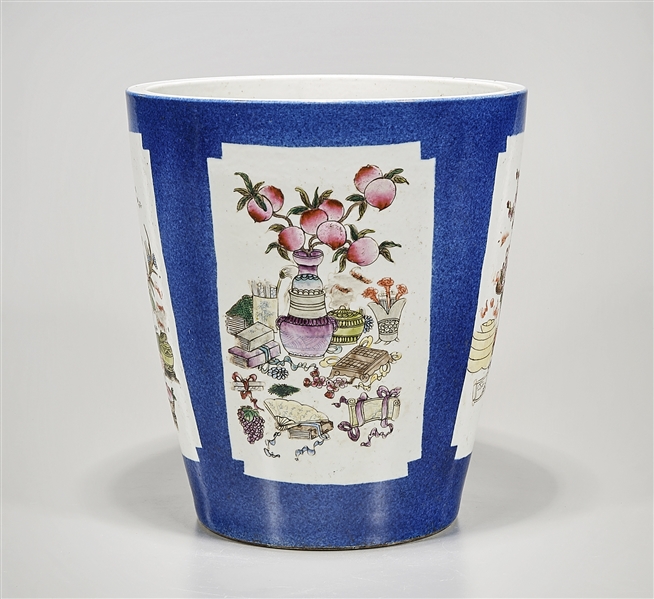 Chinese enameled porcelain jardiniere  2ae5d8