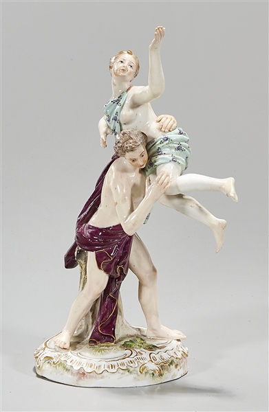 Antique porcelain "The Rape of