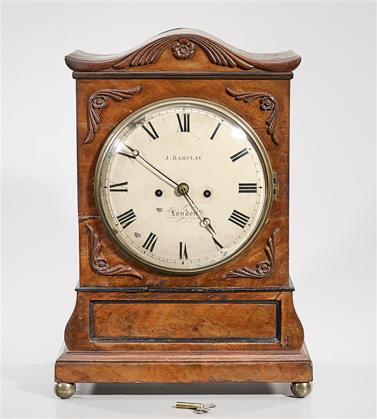 William IV mahogany bracket clock  2ae65f
