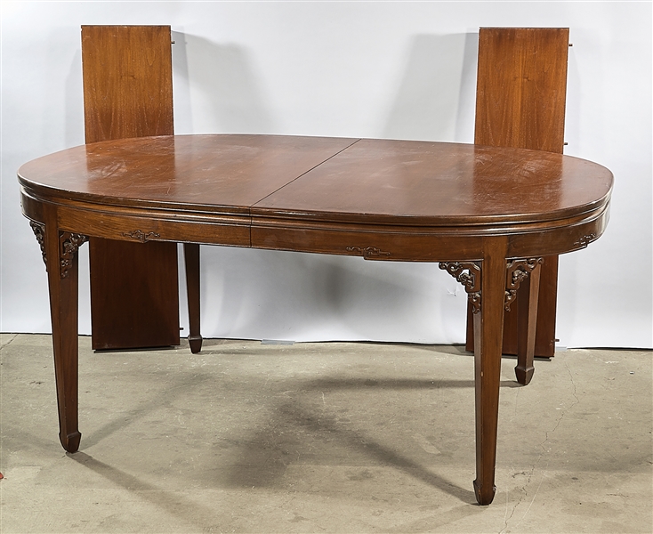 Large old Chinese wood dining table;