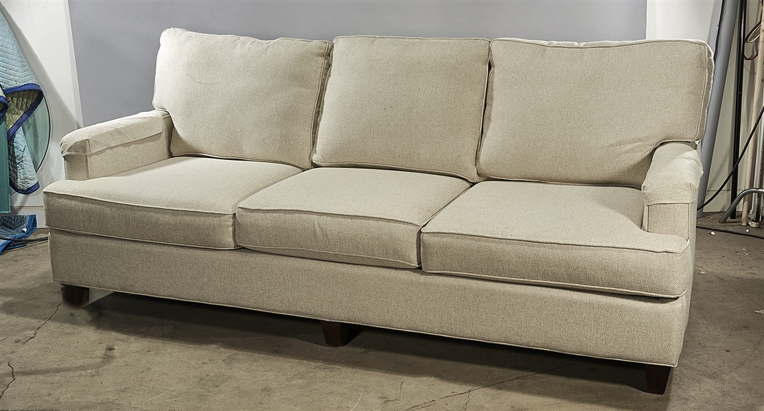 Upholstered sofa by Bassett Furniture  2ae6ee