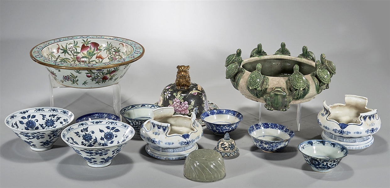 approximately 13 pieces; including bowls