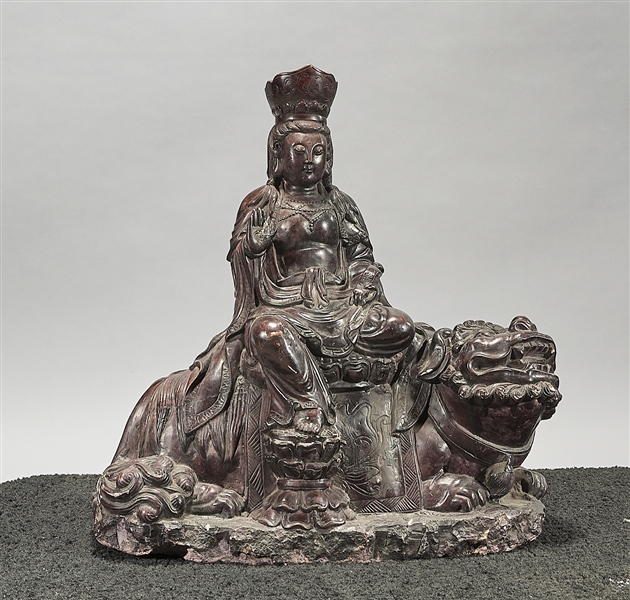 Chinese bronze sculpture of Guanyin