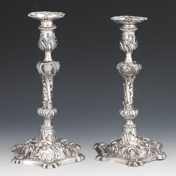 GEORGE III PAIR OF ENGLISH STERLING 2ae851