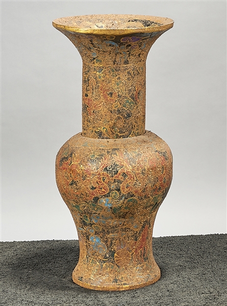 Chinese polychrome vase with dragon 2ae85d