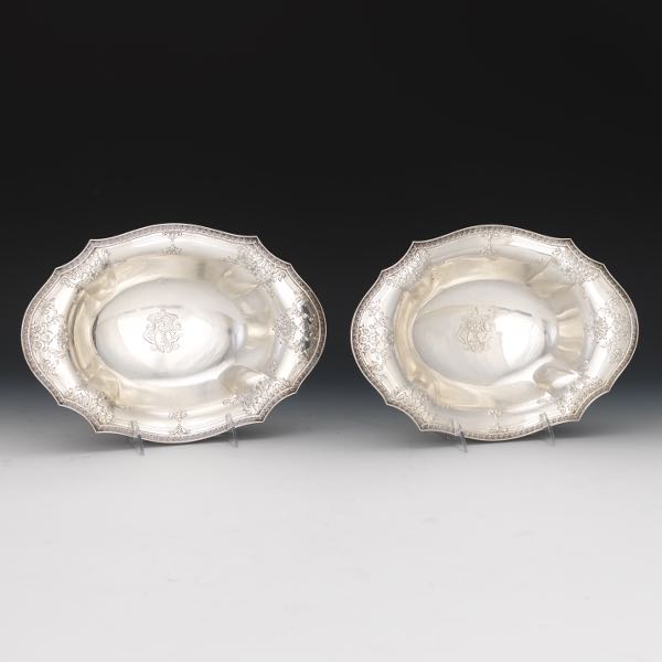 PAIR OF GORHAM STERLING VEGETABLE