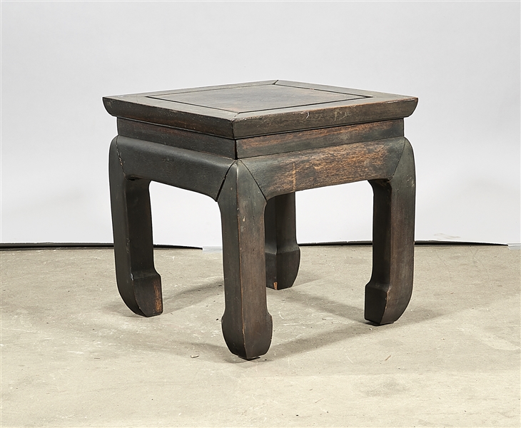 Small Chinese hard wood side table  2ae8b5