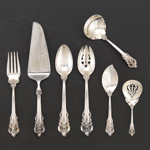 WALLACE SEVEN STERLING SILVER SERVING