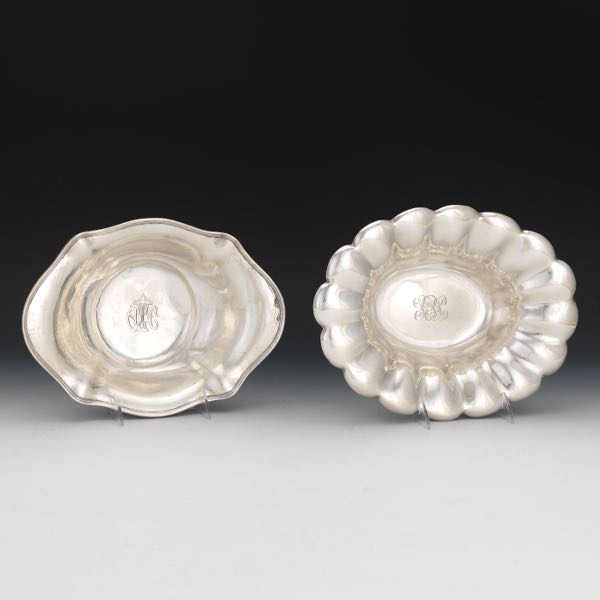 TWO STERLING SILVER VEGETABLE DISHES  2ae91d