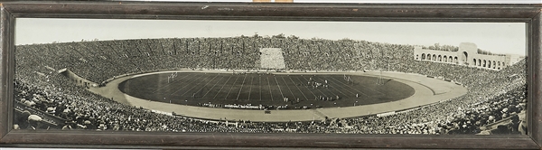 Vintage framed photograph of a game