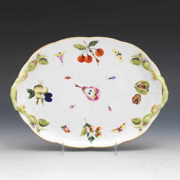 HEREND "FRUIT AND FLOWERS" PORCELAIN