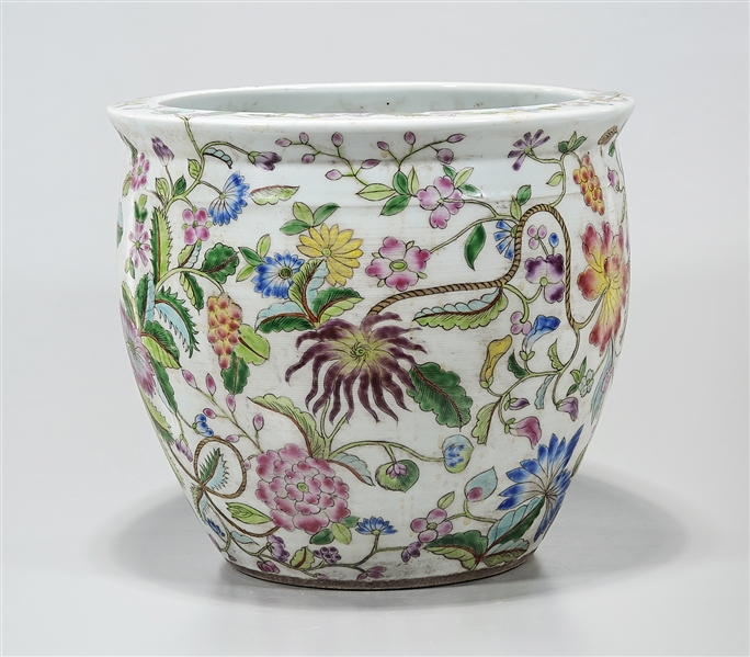 Chinese enameled porcelain jardinere  2ae9f2