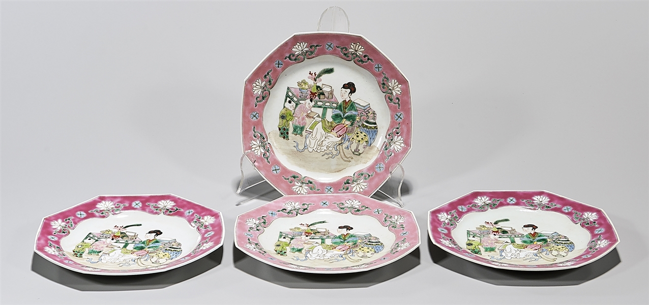 Set of four Chinese enameled porcelain 2aea36