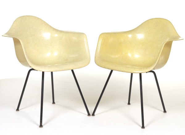 PAIR OF CHARLES EAMES FIBERGLASS