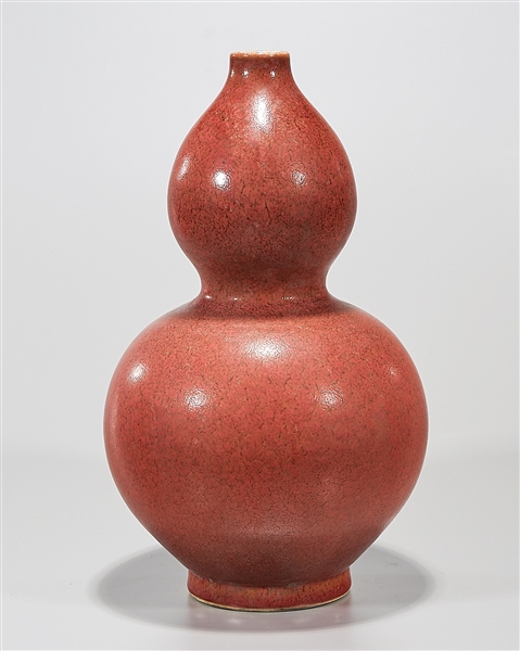 Chinese red glazed porcelain double 2aeae2