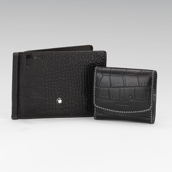 MONTBLANC WALLET AND A SET OF CUFFLINKS 2aeb04