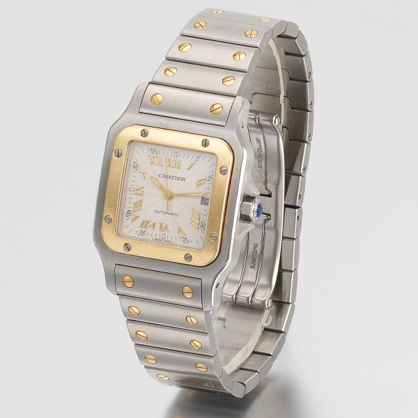 CARTIER SANTOS STAINLESS STEEL 2aeb24