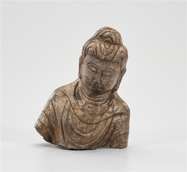 Chinese stone Buddha fragment  2aeb1f