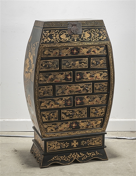 Chinese painted multi drawer cabinet  2aec1e
