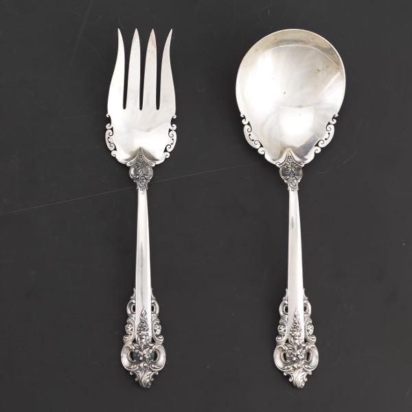 WALLACE SALAD SERVING SET "GRAND