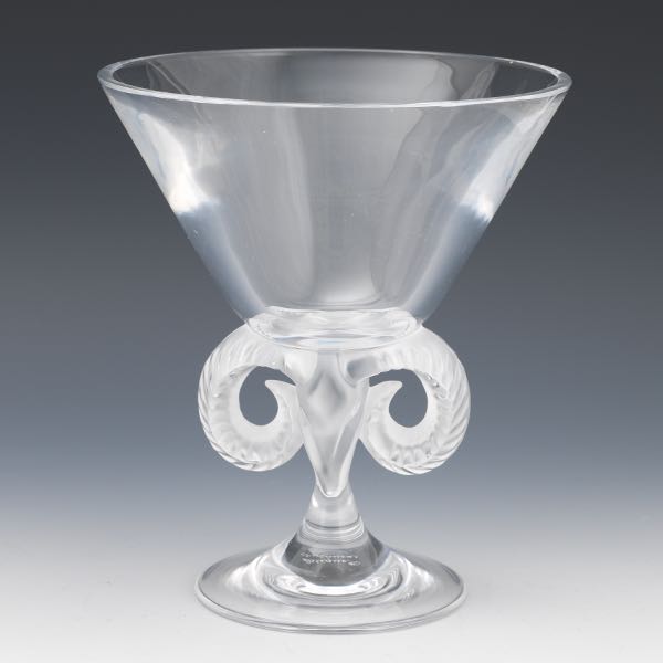LALIQUE "ARIES" COMPOTE 8 ?" x