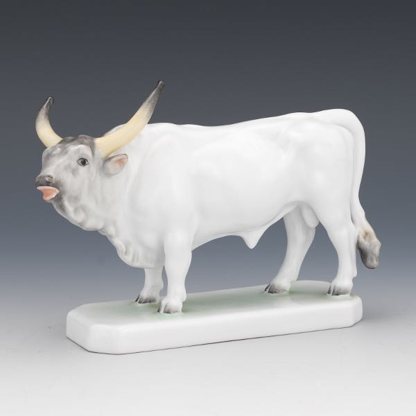 HEREND PORCELAIN OX 5 x 7 x  2aecb3