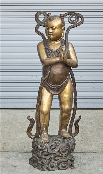 Chinese bronze child figure 47  2aed02