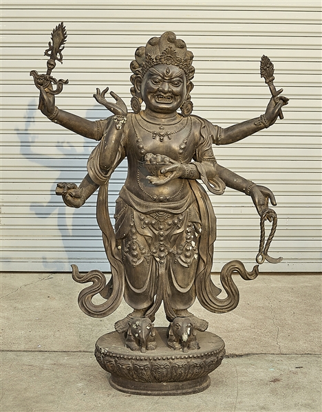 Chinese bronze multi armed deity  2aed39