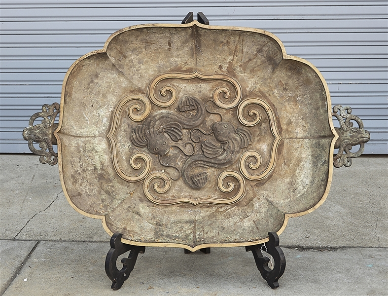 Large and heavy Chinese bronze 2aed58