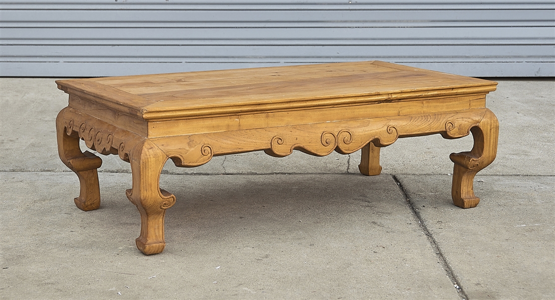 Chinese low wood table 12 x 35  2aedb4