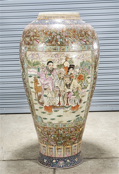 Large Chinese enameled porcelain