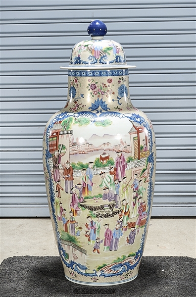 Tall Chinese enameled and painted 2aedd8