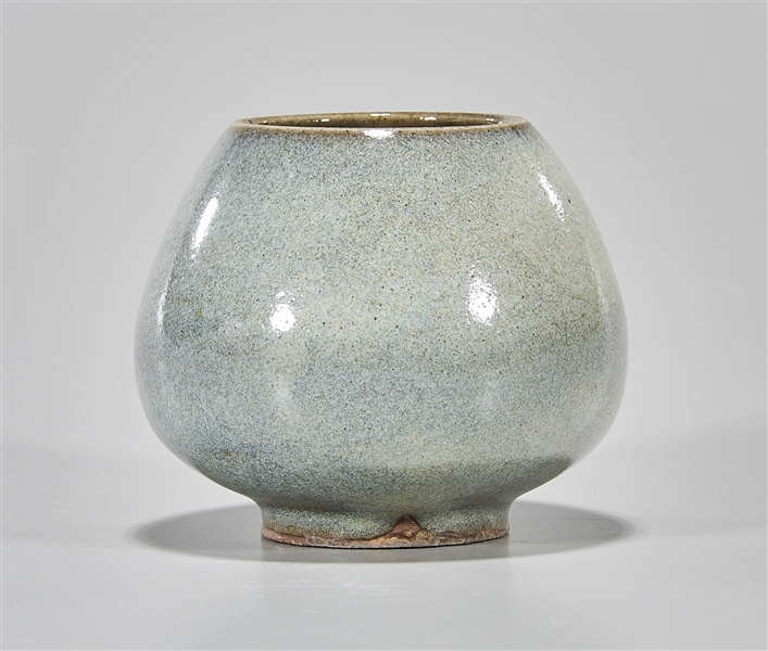 Chinese splash glazed ceramic jar  2aee2f