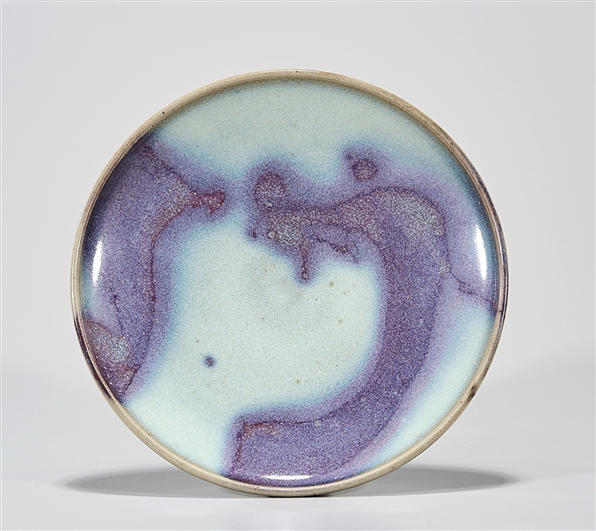 Chinese purple splash porcelain