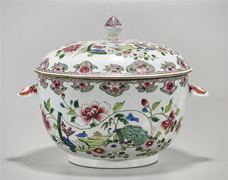 Chinese enameled porcelain covered