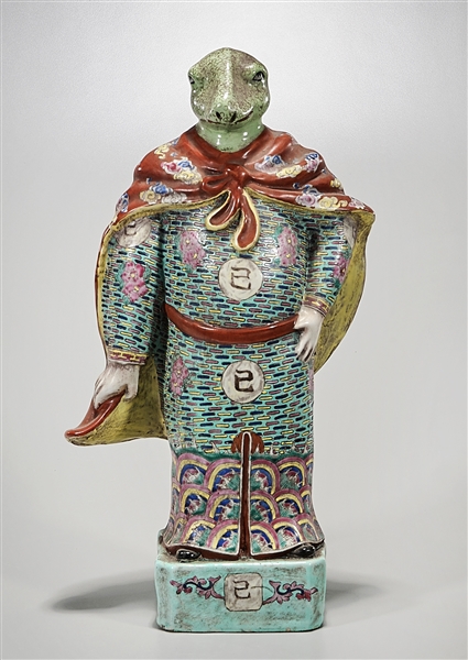 Chinese enameled porcelain zodiac