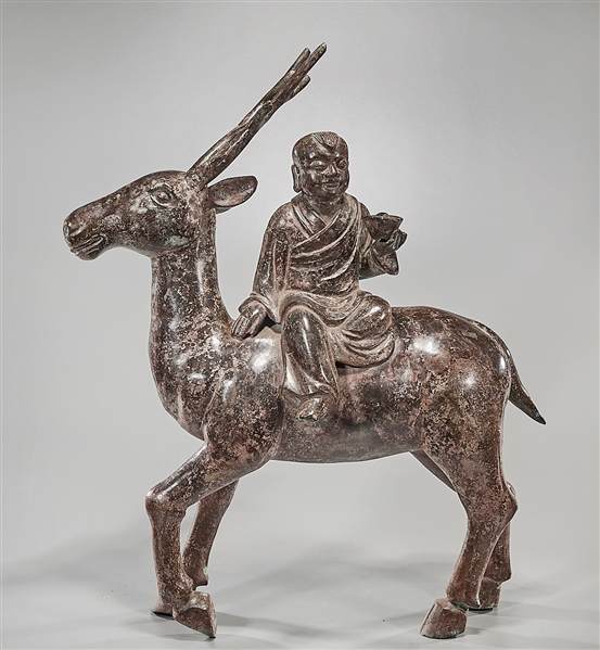 Chinese bronze sculpture of child 2aee9c