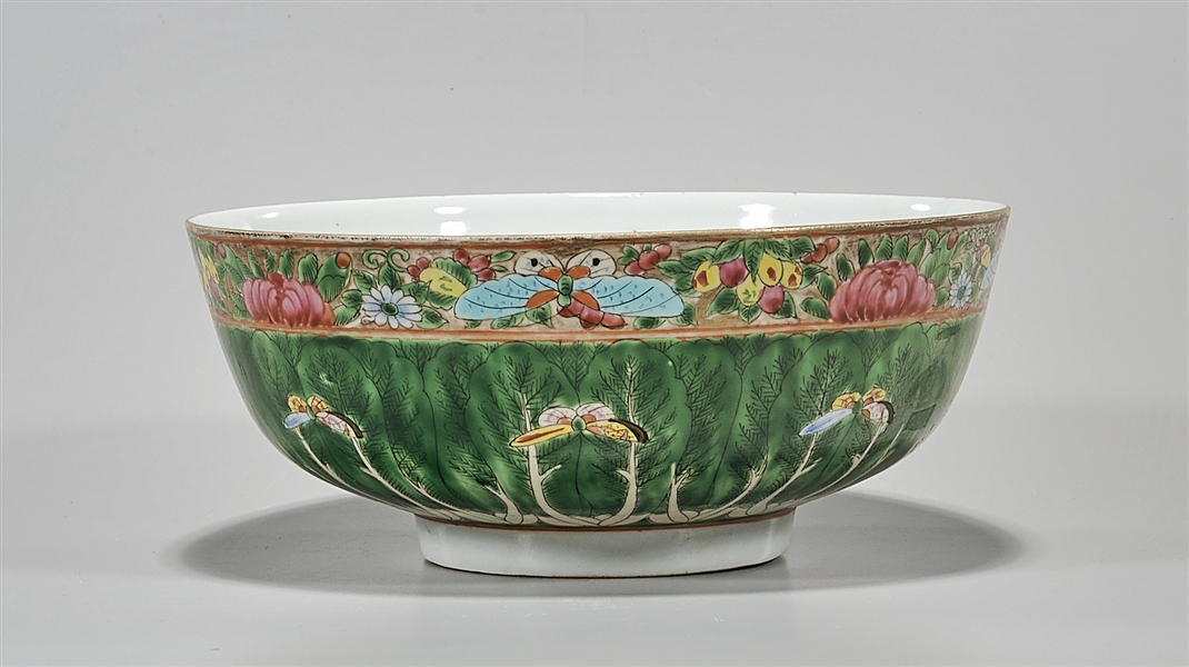 Chinese enameled porcelain bowl;