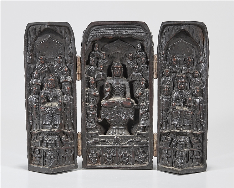 Chinese carved wood devotional 2aeef9