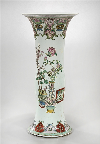 Chinese enameled porcelain gu form 2aef6f