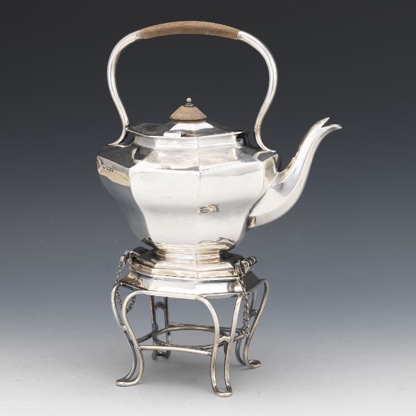 STERLING SILVER MAPPIN & WEBB TEA KETTLE