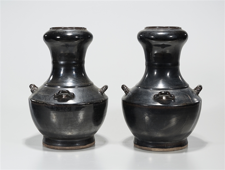 Pair of Chinese black glazed porcelain 2aef92