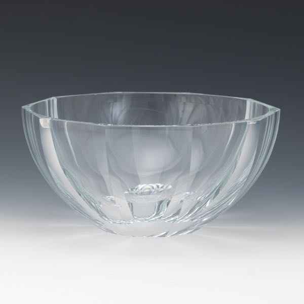 MOSER GLASS BOWL 5 ¼" x 11" Clear