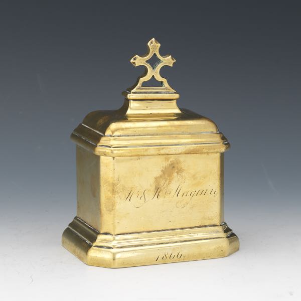 VICTORIAN HEAVY BRASS ECCLESIASTICAL