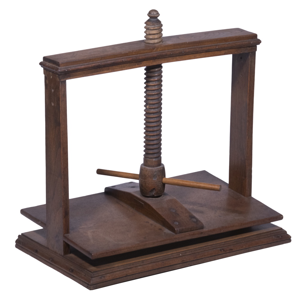 TABLETOP BOOK PRESS Late 18th -