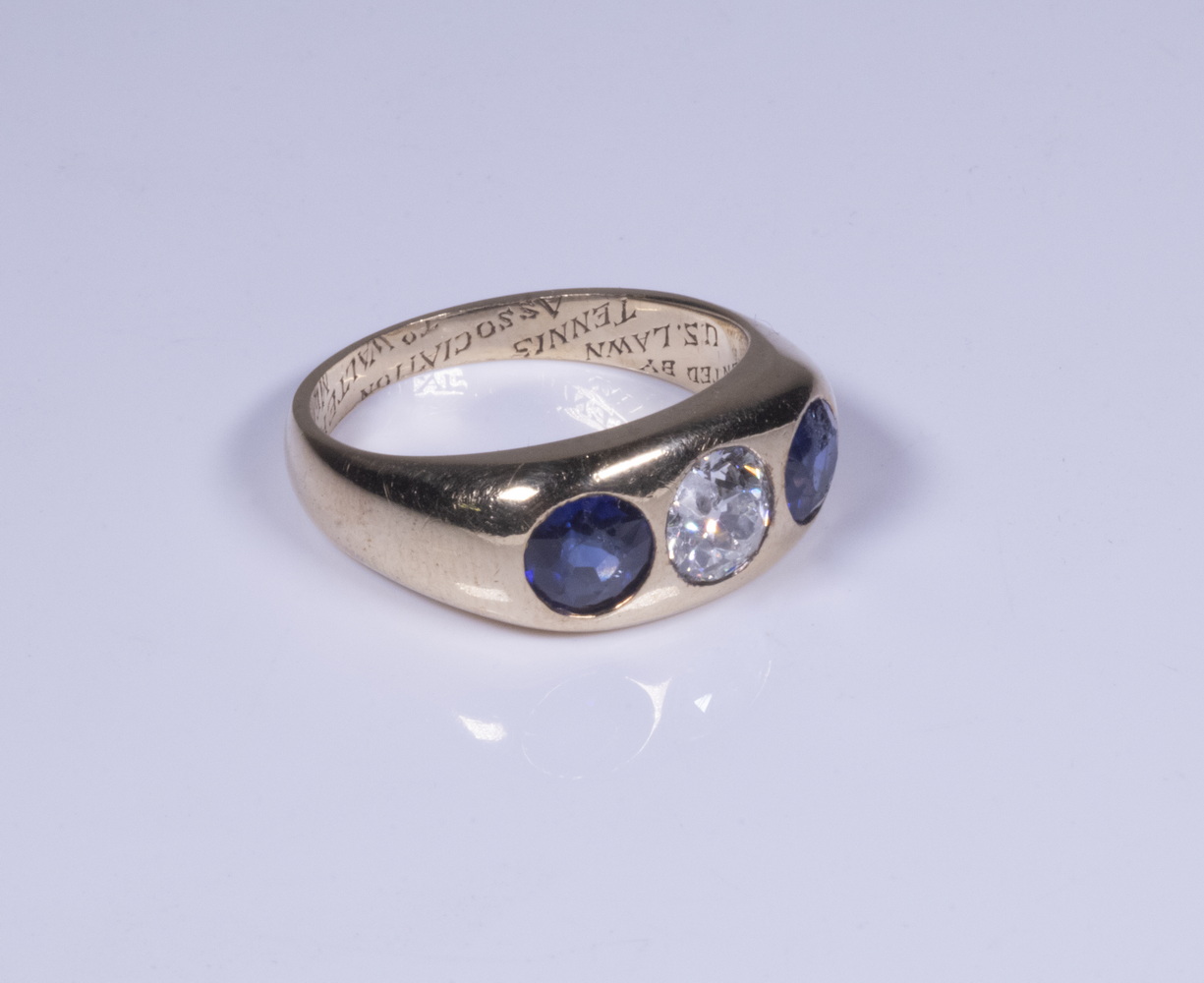 GENT S SAPPHIRE DIAMOND RING 2b196c