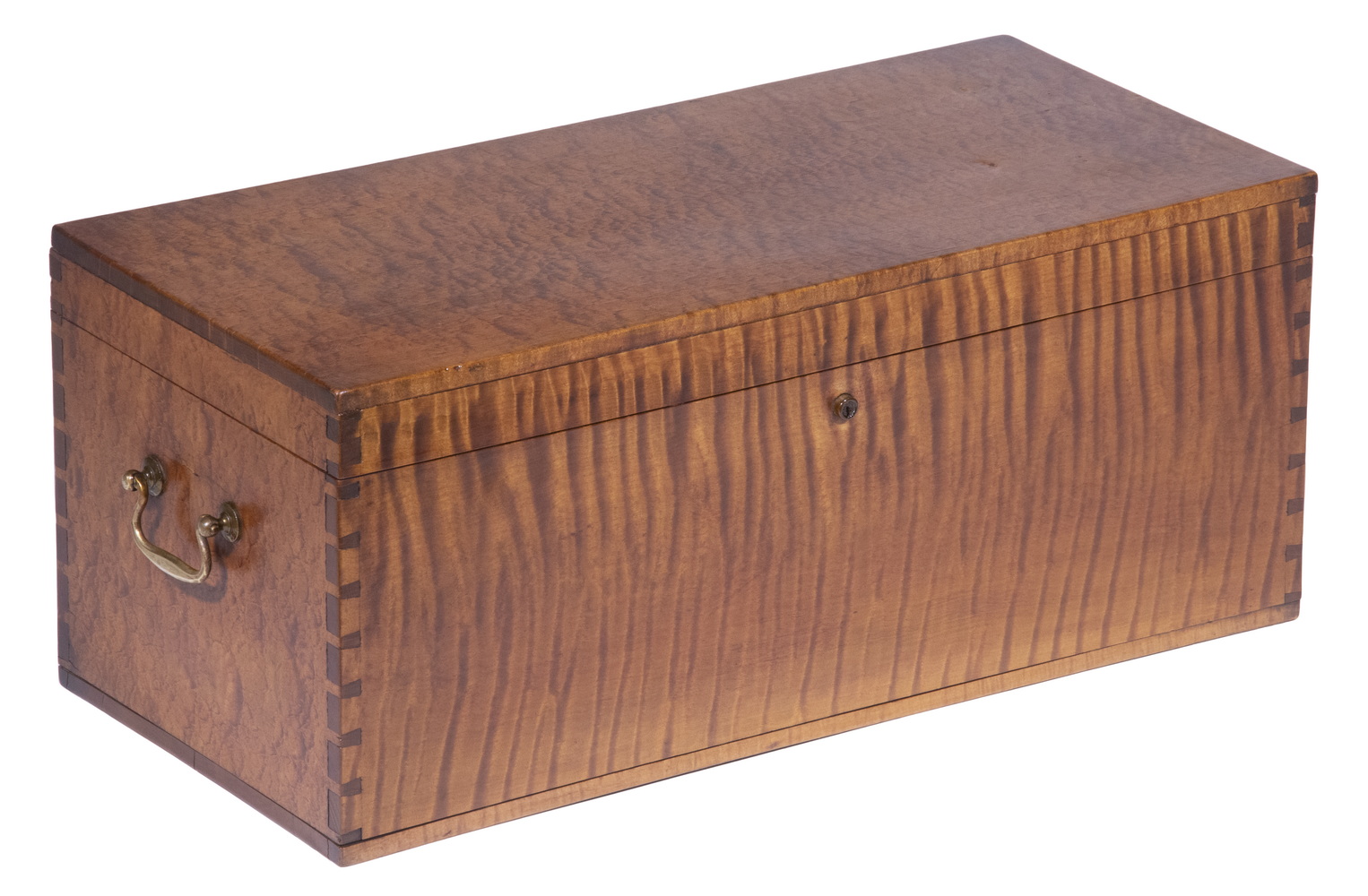 TIGER MAPLE STORAGE BOX Diminutive