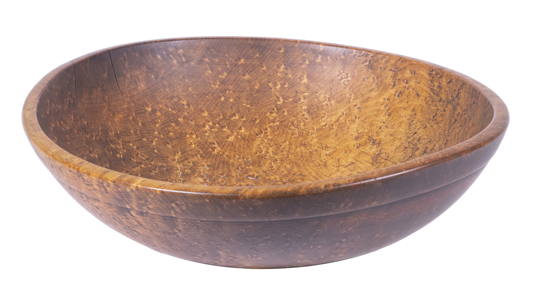 EARLY BIRDS-EYE MAPLE BOWL 19th c.