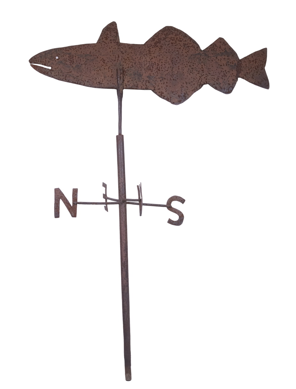 FISH WEATHERVANE Torch cut plate
