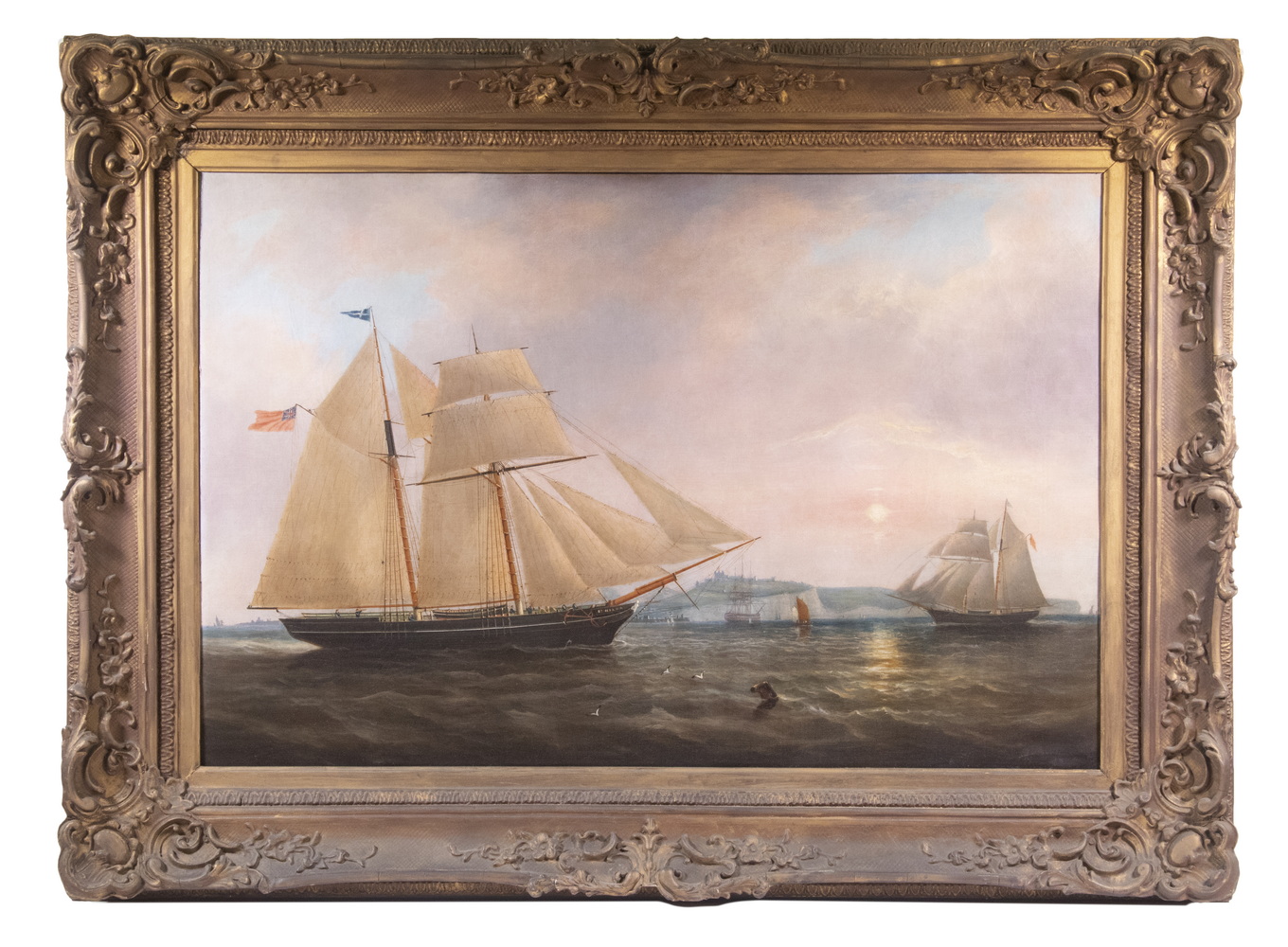 JOHN SCOTT (UK, 1802-1885) Sailing